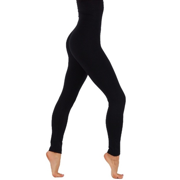 ITZON Pants - High waist fleece leggings OS fits XS -M